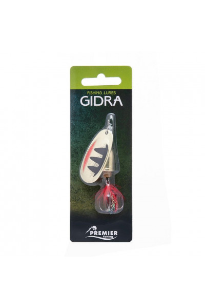 Блесна Premier Fishing Gidra №4, 12г. Perch с мухой PR-SPRH12P-4