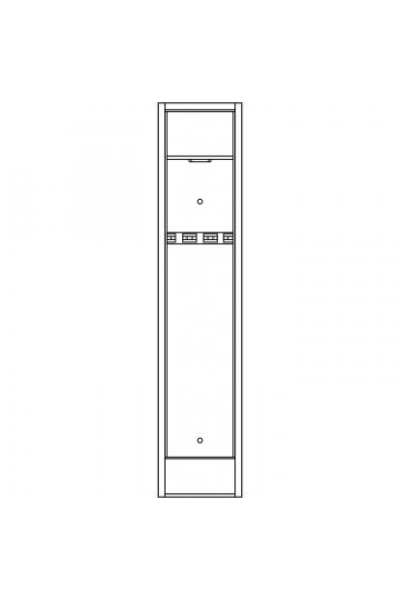 Оружейный шкаф Тонар Гарант T-SG-206,  1400х300х250 мм, 26 кг