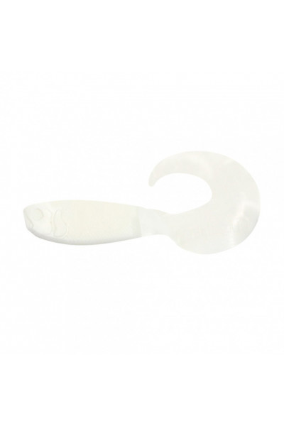 Твистер Yaman PRO Mermaid Tail, р.3 inch, цвет #01 - White (уп. 10 шт.) YP-MT3-01