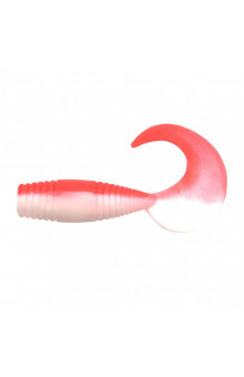 Твистер Yaman PRO Spry Tail, р.3 inch, цвет #27 - Red White (уп. 8 шт.) YP-ST3-27