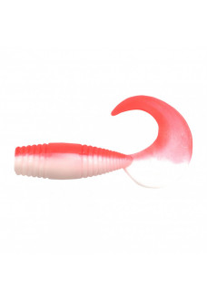 Твистер Yaman PRO Spry Tail, р.3 inch, цвет #27 - Red White (уп. 8 шт.) YP-ST3-27