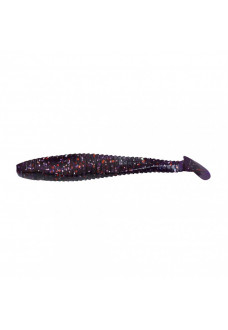 Виброхвост Yaman PRO Flatter Shad, р.4 inch, цвет #08 - Violet (уп.5 шт) YP-FS4-08