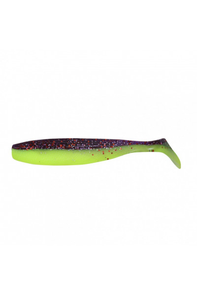 Виброхвост Yaman PRO Sharky Shad, р.4,5 inch, цвет #26 - Violet Chartreuse (уп 5 шт.) YP-SS45-26