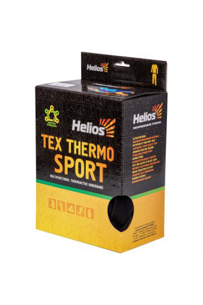 Мужское термобелье Helios Tex Thermo Sport комплект черный