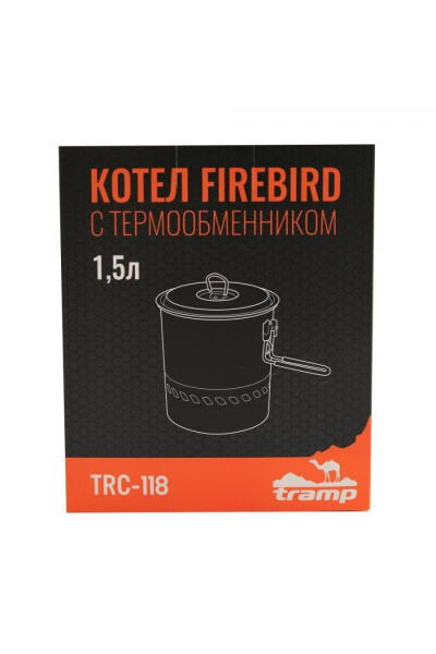 Котелок походный Tramp Firebird 1,5л c термообменником TRC-118