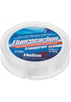 Леска флюорокарбон Helios Fluorocarbon 0,40мм 30м Transparent HS-FCT 40/30