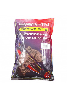 Прикормка Yaman Active Bite Лещ (шоколад), цв. коричневый, 900 г Y-AB-08