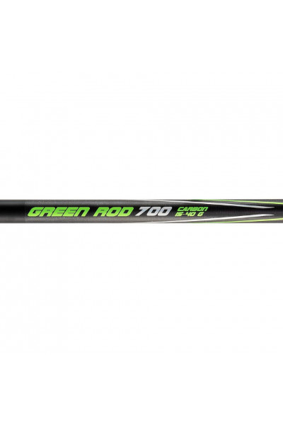 Удилище маховое Nisus Green Rod carbon 7м (15-40г) без колец N-GR-700