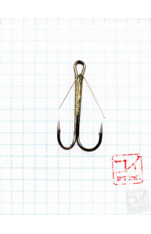 Крючок Koi Weedless Double Hook № 1 , BN, двойник незацепляйка (5 шт.) KH2325-1BN