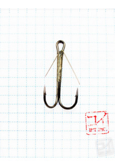 Крючок Koi Weedless Double Hook № 1 , BN, двойник незацепляйка (5 шт.) KH2325-1BN