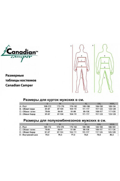 Зимний костюм для рыбалки Canadian Camper Snow Lake Pro цвет Stone