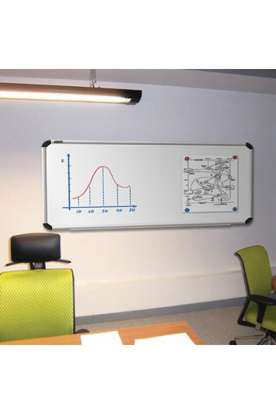 Магнитно маркерная доска на стену Brauberg Premium 120х240 см 231702