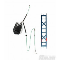 Оснастка фидерная Яман Лещ, кормушка 80 г, шнур 0,15 мм, крючок №8 Я-ОЛ-80-015-8