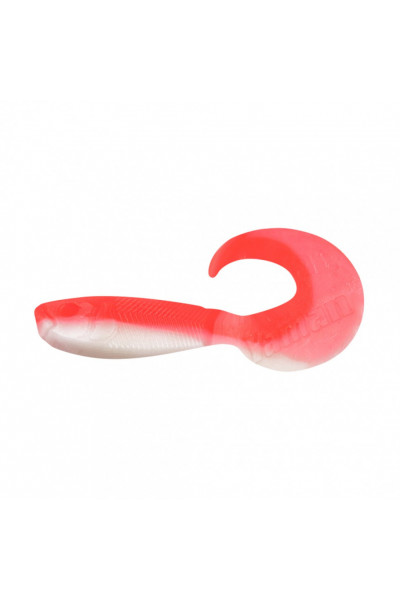 Твистер Yaman PRO Mermaid Tail, р.3 inch, цвет #27 - Red White (уп. 10 шт.) YP-MT3-27