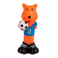 Игрушка для собаки из винила Каскад Лис с мячом 16,5 см