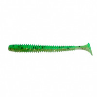 Виброхвост Helios Liny Catcher 2,35"/6 см, цвет Green Peas 12 шт HS-5-051