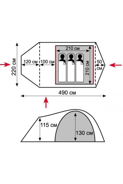 Палатка Tramp Lite Twister 3