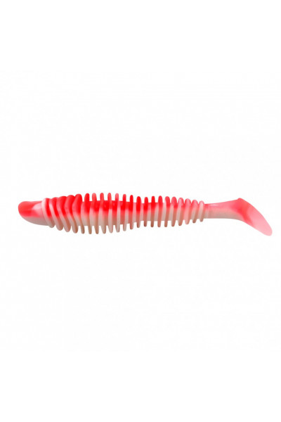 Виброхвост Yaman PRO Arris Shad, р.4 inch, цвет #27 - Red White (уп. 4 шт.) YP-AS4-27