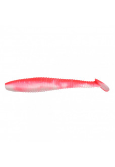 Виброхвост Yaman PRO Flatter Shad, р.5 inch, цвет #27 - Red White (уп. 4 шт.) YP-FS5-27