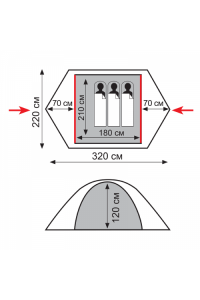Палатка Tramp Lite Hunter 3