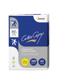 Бумага для цветной лазерной печати Color Copy Glossy А3, 250 г/м2, 125 листов, глянцевая