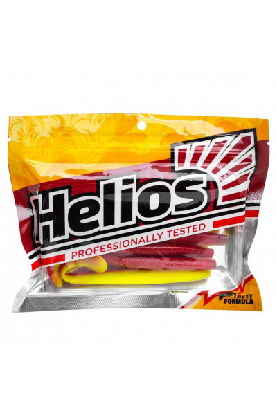 Виброхвост Helios Trofey 5.5/14 см, цвет Red Lemon 4 шт HS-25-050