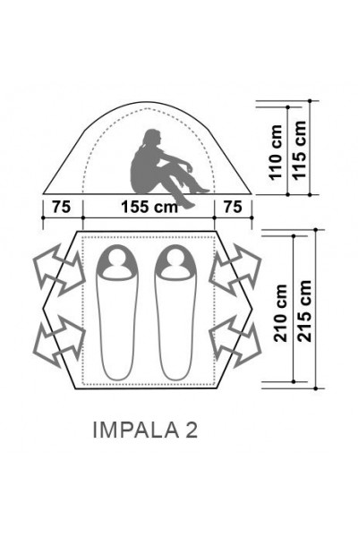 Палатка Canadian Camper Impala 2