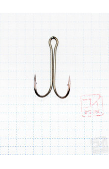 Крючок Koi Short Double Hook № 2/0 , BN, двойник (10 шт.) KH2311-2/0BN