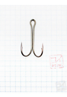 Крючок Koi Short Double Hook № 2/0 , BN, двойник (10 шт.) KH2311-2/0BN