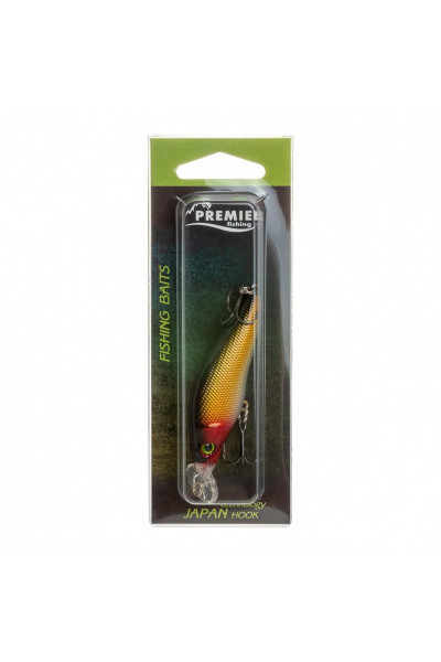 Воблер Premier Fishing Fat Hunter, 65 мм, 9,2г, F (0,6-1,8м), цвет 002, PR-FH65-002