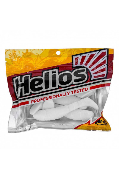 Виброхвост Helios Chubby 3,55/9 см, цвет White 5 шт HS-4-001