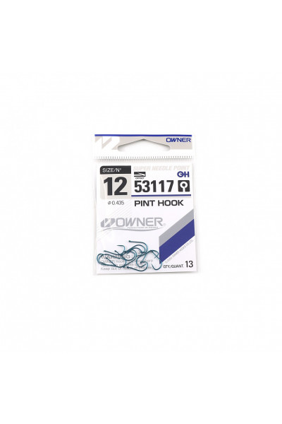 Крючок Owner Pint Hook blue №12 (13 шт)