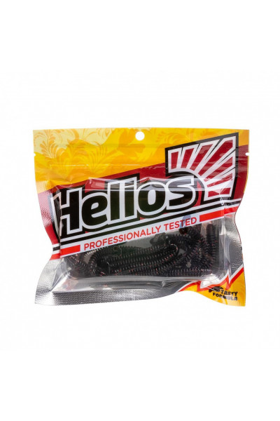 Твистер Helios Credo Long Body 2,95/7,5 см, цвет Dark Star 12 шт HS-9-047