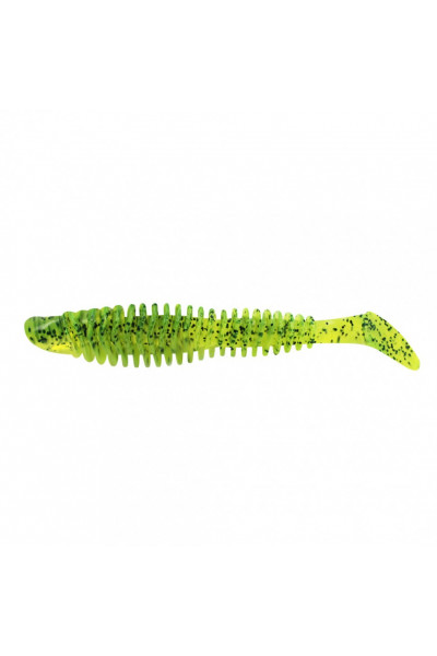 Виброхвост Yaman PRO Arris Shad, р.4 inch, цвет #10 - Green pepper (уп. 4 шт.) YP-AS4-10