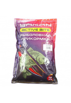 Прикормка Yaman Active Bite Карась (анис), цв. зелёный, 900 г Y-AB-01