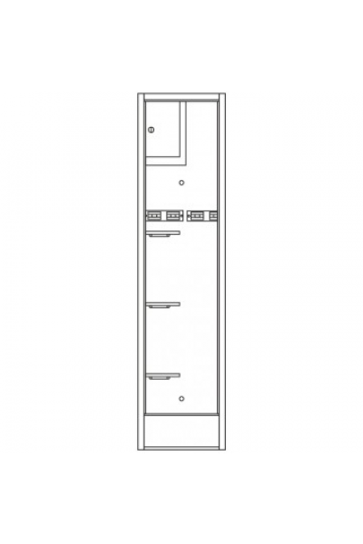 Оружейный шкаф Тонар Гарант T-SG-204, 1400х350х250 мм, 29,5 кг