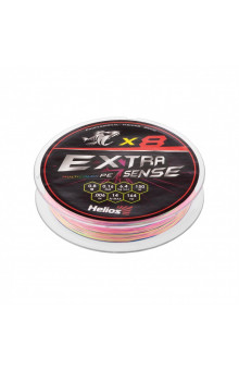 Шнур плетеный Helios Extrasense X8 PE 0.8/14LB 0,16мм 150м Multicolor HS-ES-X8-0.8/14LB