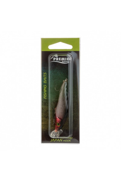 Воблер Premier Fishing Fat Hunter, 65мм, 9,2 г, F (0,6-1,8м), цвет 001, PR-FH65-001