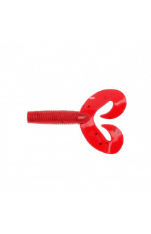 Твистер Helios Credo Double Tail 1,96"/5 см, цвет Pepper Red 10 шт HS-27-030