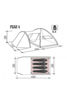 Палатка Indiana Peak 4