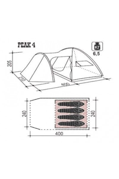 Палатка Indiana Peak 4
