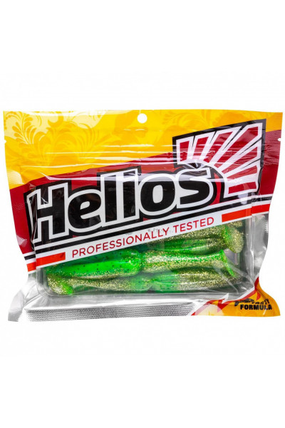 Виброхвост Helios Guru 5,0/12,7 см, цвет Green Peas 5 шт HS-31-051