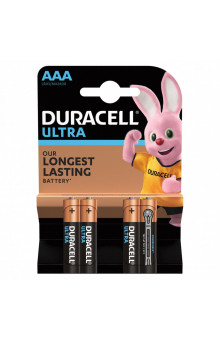 Батарейки алкалиновые Duracell Ultra Power LR03 (AAA) 4 шт