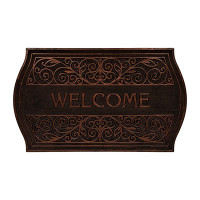 Коврик резиновый придверный Vortex Welcome Ажурный 45х75 см 24336