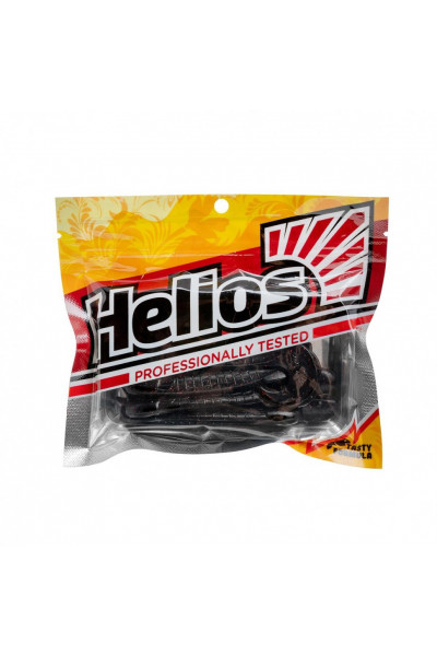 Твистер Helios Long Hybrid 3,55/9,0 см, цвет Dark Star 7 шт HS-15-047