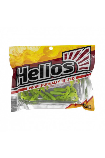 Твистер Helios Тiny Credo 1,55/4 см, цвет Pepper Lime 12 шт HS-8-009