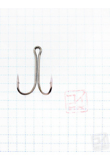 Крючок Koi Short Double Hook № 1 , BN, двойник (10 шт.) KH2311-1BN