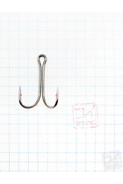 Крючок Koi Short Double Hook № 1 , BN, двойник (10 шт.) KH2311-1BN