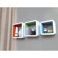 Комплект открытых полок на стену Qwerty Амстердам 72002