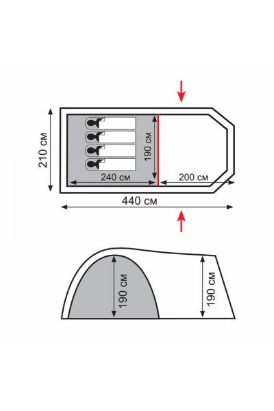 Палатка Totem Catawba 4 (V2) TTT-024